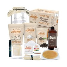 Organic Kombucha Home Brewing Starter Kit  5-Inch Large Scoby Kombucha Start...