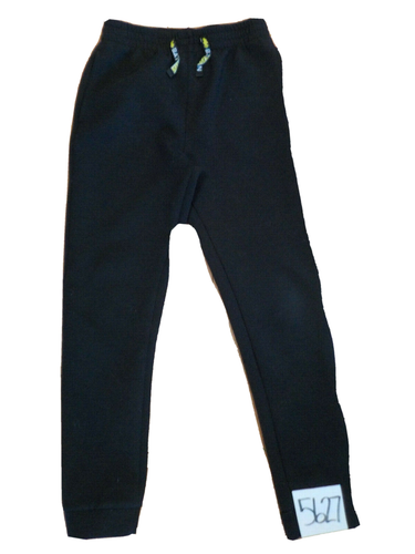 Batman Joggers Drawstring Sweatpants Stretchy Black Youth Boys Size 10 x 26