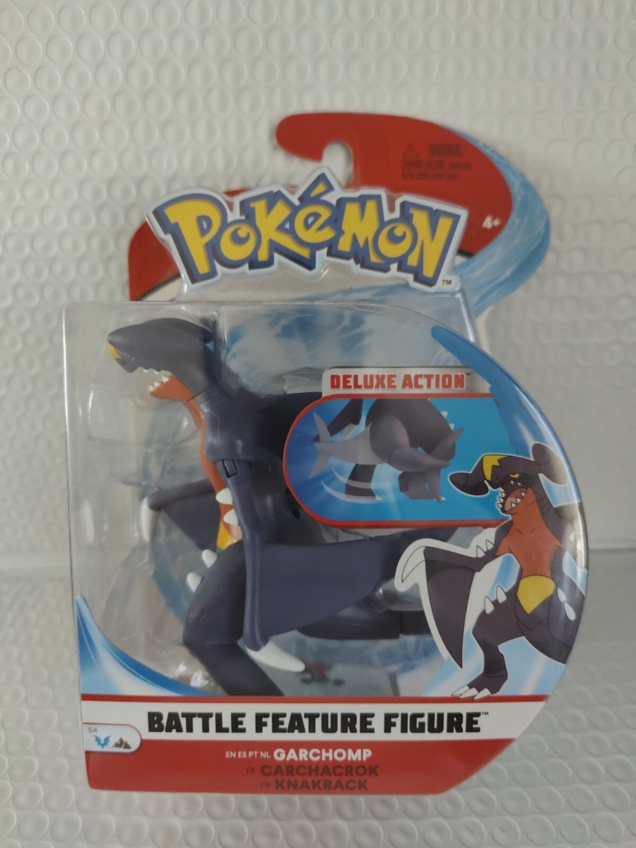 Pokémon Garchomp Battle Feature Figure By Wicked Cool Toys New In