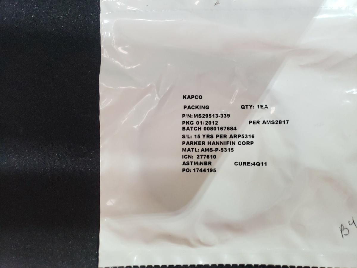 パート1 Military Standard O-Ring Seal / Packing MS29513-339 | eBay UK