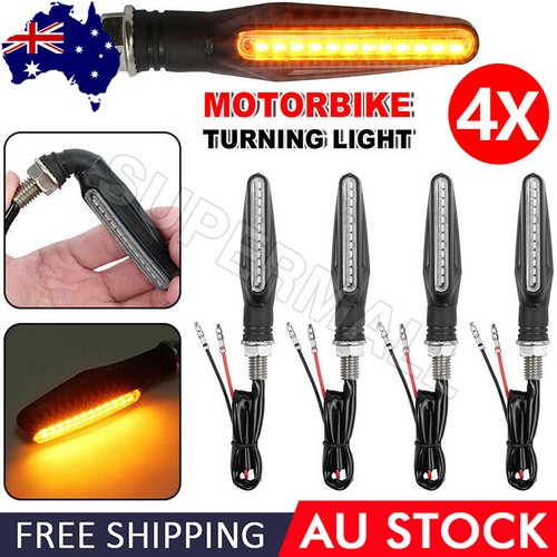 Double Side Flowing Motorcycle Turn Signal LED Motorcycle Light Built-in Relay Flashing Blinker Universal Warning Lamp Indicator - Foto 7