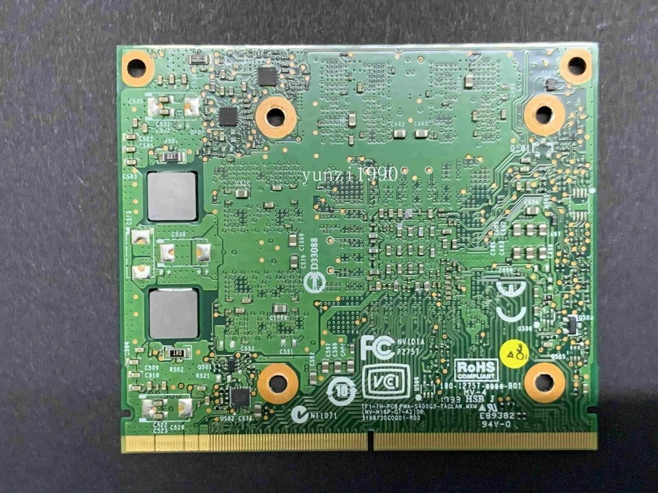 Видеокарта NVIDIA GeForce GTX 950M 4 ГБ GDDR5 MXM3.0 Tybe-A N16P-GT-A2 - Изображение 3 из 3