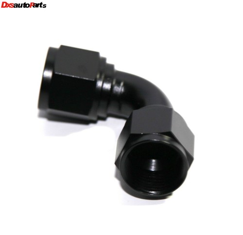 (one) AN12 Female to 12AN AN-12 Female 90 Degree Flare Swivel Fitting Adapter - Picture 4 of 6