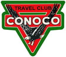 Conoco Reproduction Laser Cut Out Sign 18.5x21.5