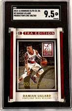 2015-16 Donruss Elite Extra Ed #2 Damian Lillard Production Line /202 SGC 9.5