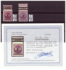 H28943 Deutsches Reich   Mi. Nr. 331 a POR WHg 1`11`1 + 331 b  Postfrisch Befund