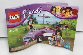 2013 LEGO FRIENDS SET# 41013-EMMA'S SPORTS CAR 159Pcs 1FIG INSTRUCTIONS