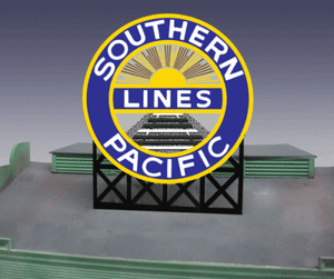 Miller's Southern Pacific Animated Neon Sign O HO Scale MILLER ENGINEERING Miller's Southern Pacific Animated Neon Sign O HO Scale MILLER ENGINEERING