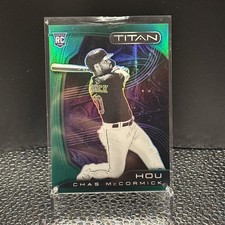 2022 Panini Chronicles - Titan Chas McCormick #19 Green Prizm /75 (RC)