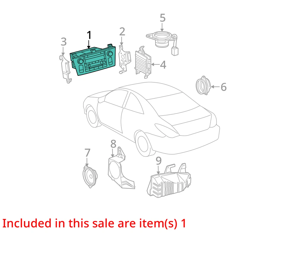 Toyota Solara 2004-2006 aire acondicionado calefacción climatización 86120-aa140 HK64I Foto 3 de 4