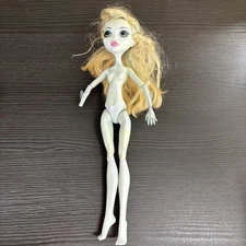 Monster High Lagoona Blue First Wave Nude Doll Black Elastic Loose Hips Read