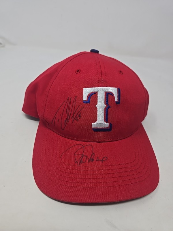 Signed Texas Rangers MLB Snapback Hat Genuine Merchandise Youth 8 - 20