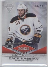 2011-12 Panini Titanium Rookie 34/54 Zack Kassian #130 2l5