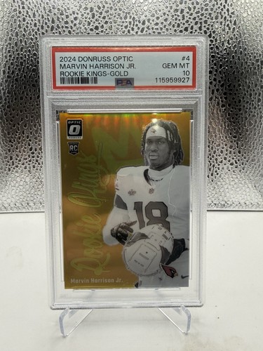 Marvin Harrison Jr. [Gold] #4 2024 Panini Donruss Optic Rookie Kings card