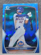 Alex Ramirez 2023 Bowman Chrome Prospects Sapphire #BCP-50 New York Mets i^W