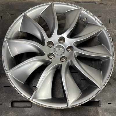 21'' Infiniti FX35 FX37 FX50 QX70 Wheel Rim Factory OEM 2009-2014 Charcoal BENT