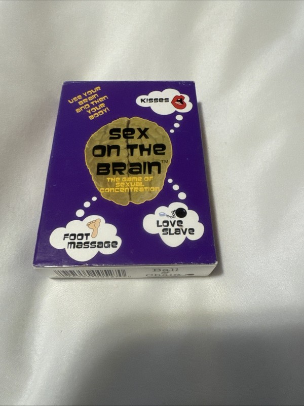 Sex On The Brain. Ball And Chain Brand Fun Play Cards