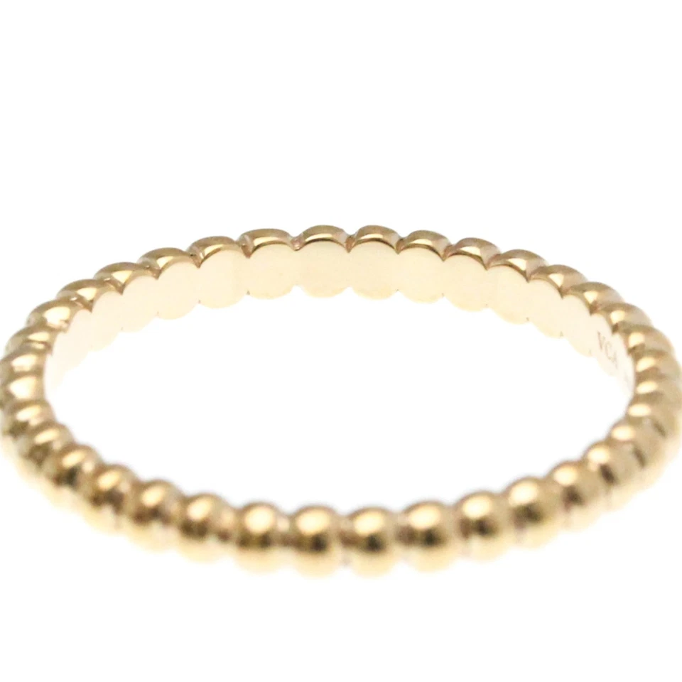 Van Cleef & Arpels Pearl Ring Mini Model Pink Gold (18K) Fashion No Stone Band R - Image 4 of 4