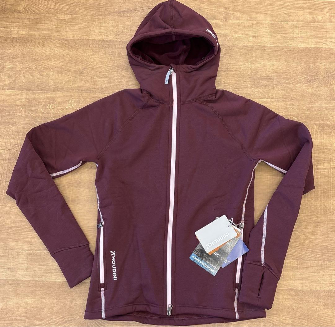 Houdini Fleece Hoodie Burgundy W S Power Houdi Xs | eBay