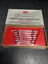 Mac Tools 7 Piece Angle Wrench Set Sae 38-34 Sda7pt Usa Made Sealed Wbox