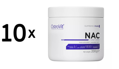 10 x OstroVit NAC Supreme Pure - 200 g (60,00 EUR/kg)