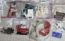8 Plasticville O Scale Buildings lot Church Farm Depot School