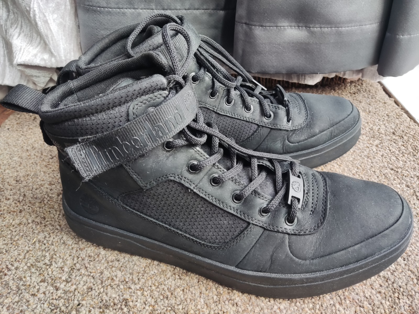 Timberland Statsberg Chukka Black Nubuck Ankle Boots UK 9 image 2