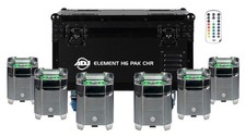 American DJ ADJ Element H6 Pak RGBAW UV LED Outdoor Wireless DMX Battery w/Case