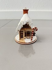 Old World Ginger Cottages Santa's Workshop ornament wooden Nice 