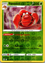 Parasect 005/196 Reverse Holo Lost Origin