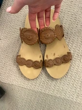CUTE! Jack Rodgers 7M Brown Sandels