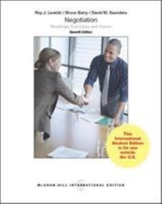 Negotiation : Readings, Exercises and Cases Paperback Lewicki, Sa