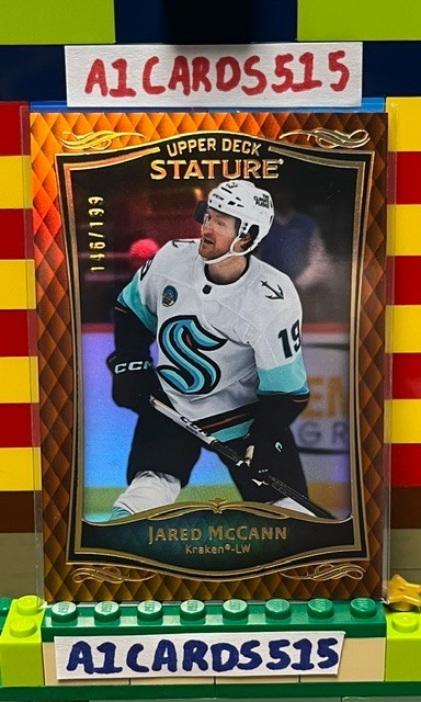 Jared McCann - 2023-24 Upper Deck Stature #21 - Orange Scale Parallel 146/199