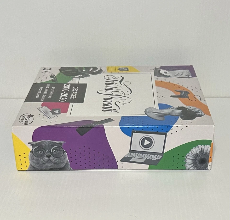 Hasbro Gaming Trivial Pursuit Decades 2010-2020 Pop Culture Trivia Game New - Image 4 of 4