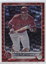 2022 Topps Series 2 Red Foilboard 121/199 David Fletcher #447 17wc