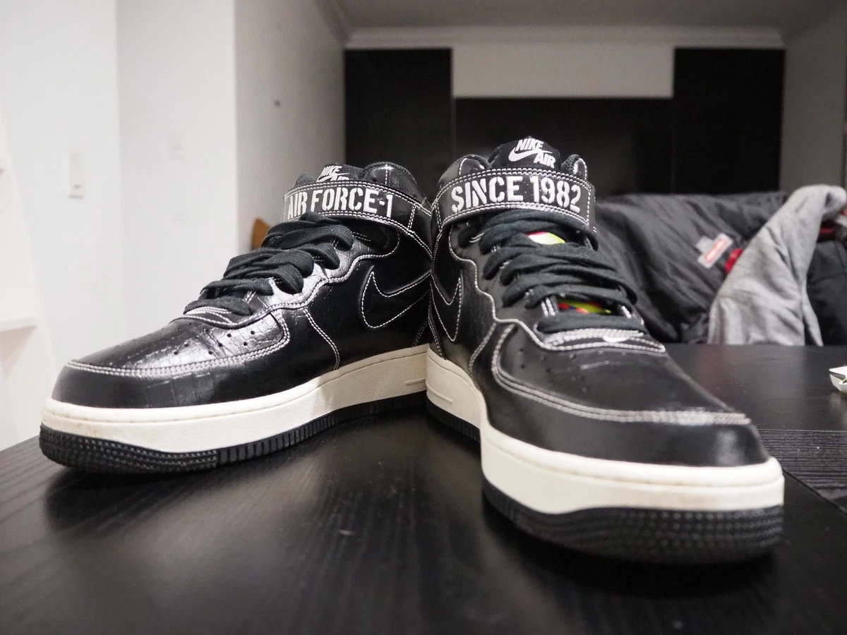 Nike Air Force 1 Mid Black for Sale | Authenticity Guaranteed | eBay