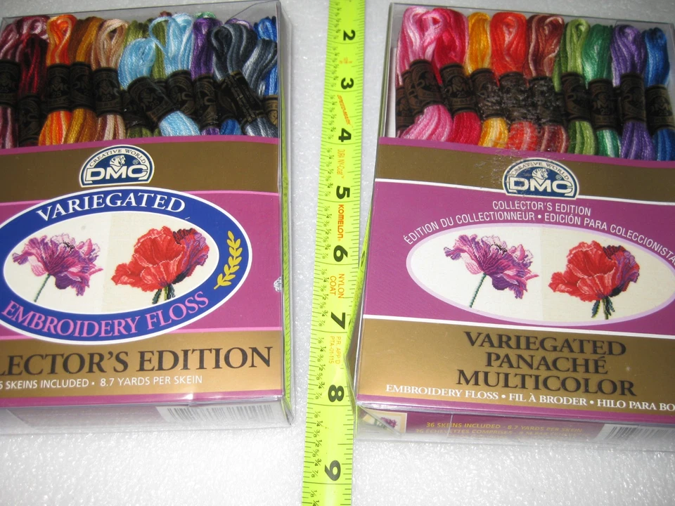 2 BOXES DMC VARIEGATED Embroidery Floss Collectors Edition 72 Skeins mixed color - Image 3 of 4