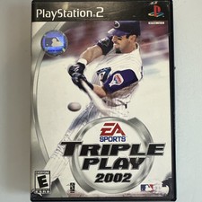 Triple Play 2002 (Sony PlayStation 2, 2002) w/ Manual