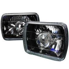 Spec-D Tuning LHP-7X6JM 7 x 6 Projector Headlights for All Black - 10 x 10 x ...
