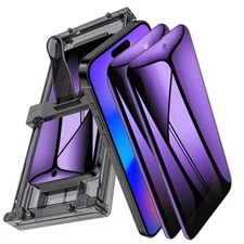 2 Pack for Privacy Screen Protector Film (NOT Glass), Anti-Blue iPhone 16 Pro