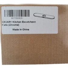 Kanary Kitchen Escutcheon Plate 10" Chrome NEW
