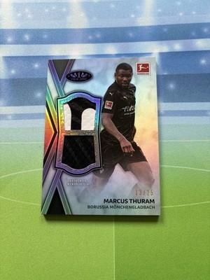 2020-21 Topps Tier One Bundesliga Marcus Thuram Dual Patch /25 Mönchengladbach b