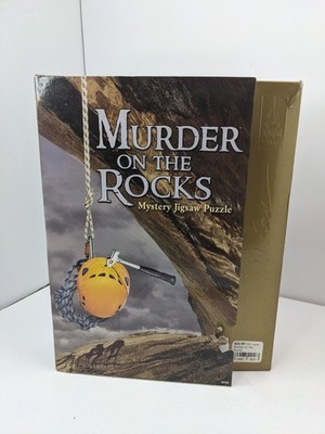 Murder on the Rocks 2015 Bepuzzled Classics Mystery Jigsaw Puzzle 1000 pcs. NEW