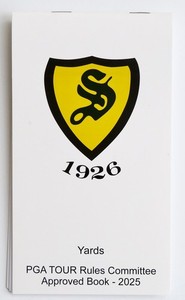 Wyndham Championship Sedgefield CC PGA Tour Rules Approved Yardage Book 2025