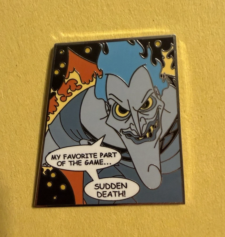 Disney Pin Villains Comic Book Mystery Hades Hercules Retired