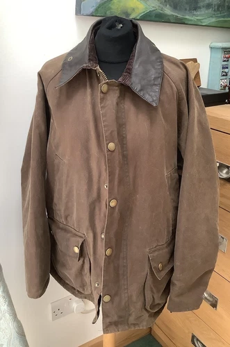 Barbour Brown Bedale Waxed Mens Jacket Size XL 44” Chest