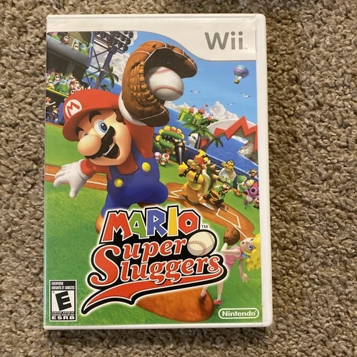 Mario Super Sluggers (Wii, 2008) Pre-owned. Untested. No Manual.