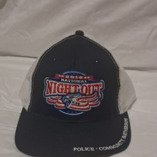 National Night Out Police Trucker Hat Adjusta...