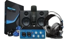 PreSonus AudioBox Studio Ultimate Bundle Complete Recording Kit + Studio Speaker