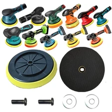 6 Inch 2Pack Buffer Polishing Backing Plates, Backing Pads for Cordless Buffe...